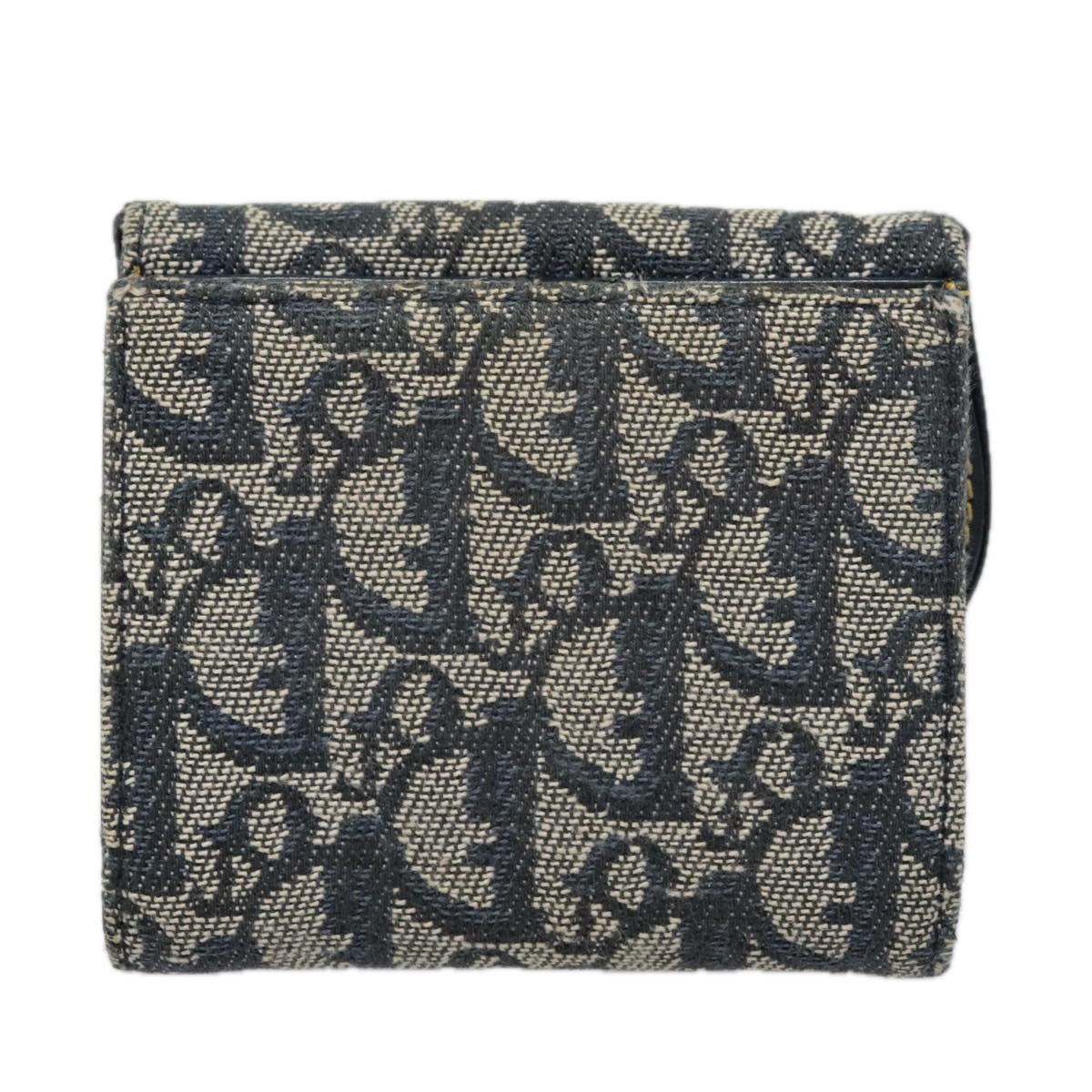 Dior Saddle Navy Canvas Wallet Accessories