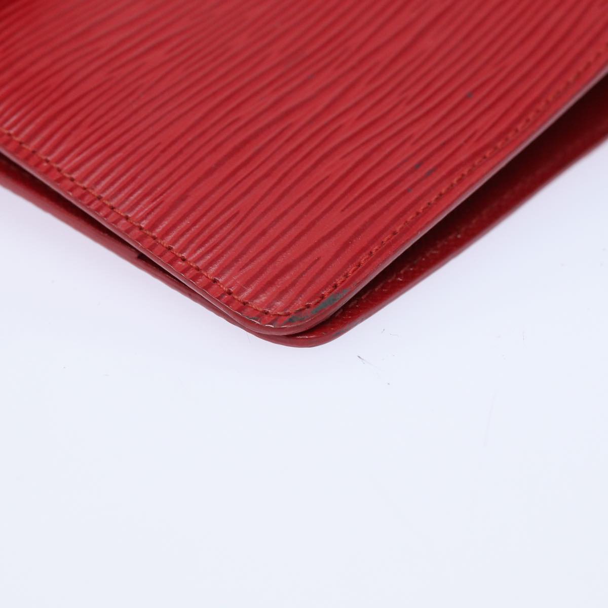 Louis Vuitton Agenda MM Red Leather Wallet Accessories