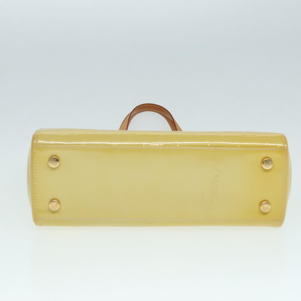 Louis Vuitton Brea Yellow Patent Leather Hand Bag