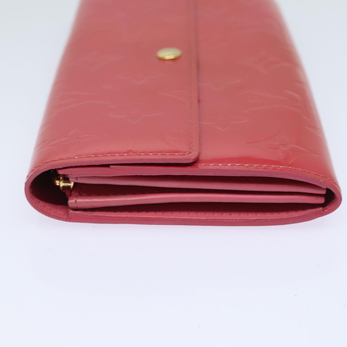 Louis Vuitton Sarah Red Patent Leather Wallet Accessories