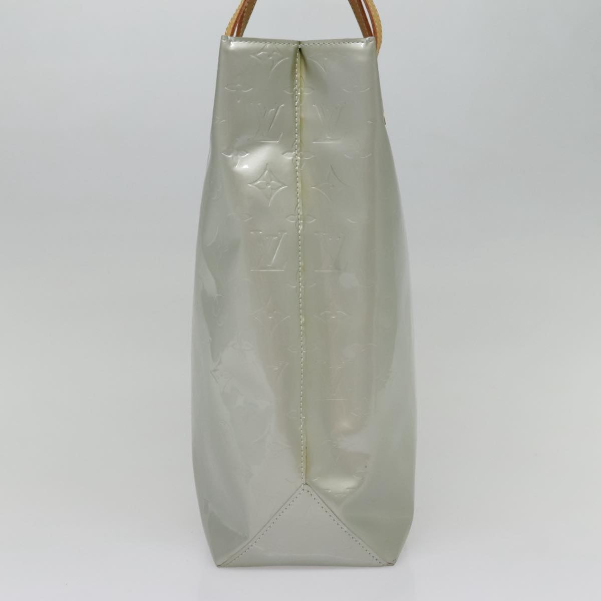 Louis Vuitton Reade Grey Patent Leather Tote Bag