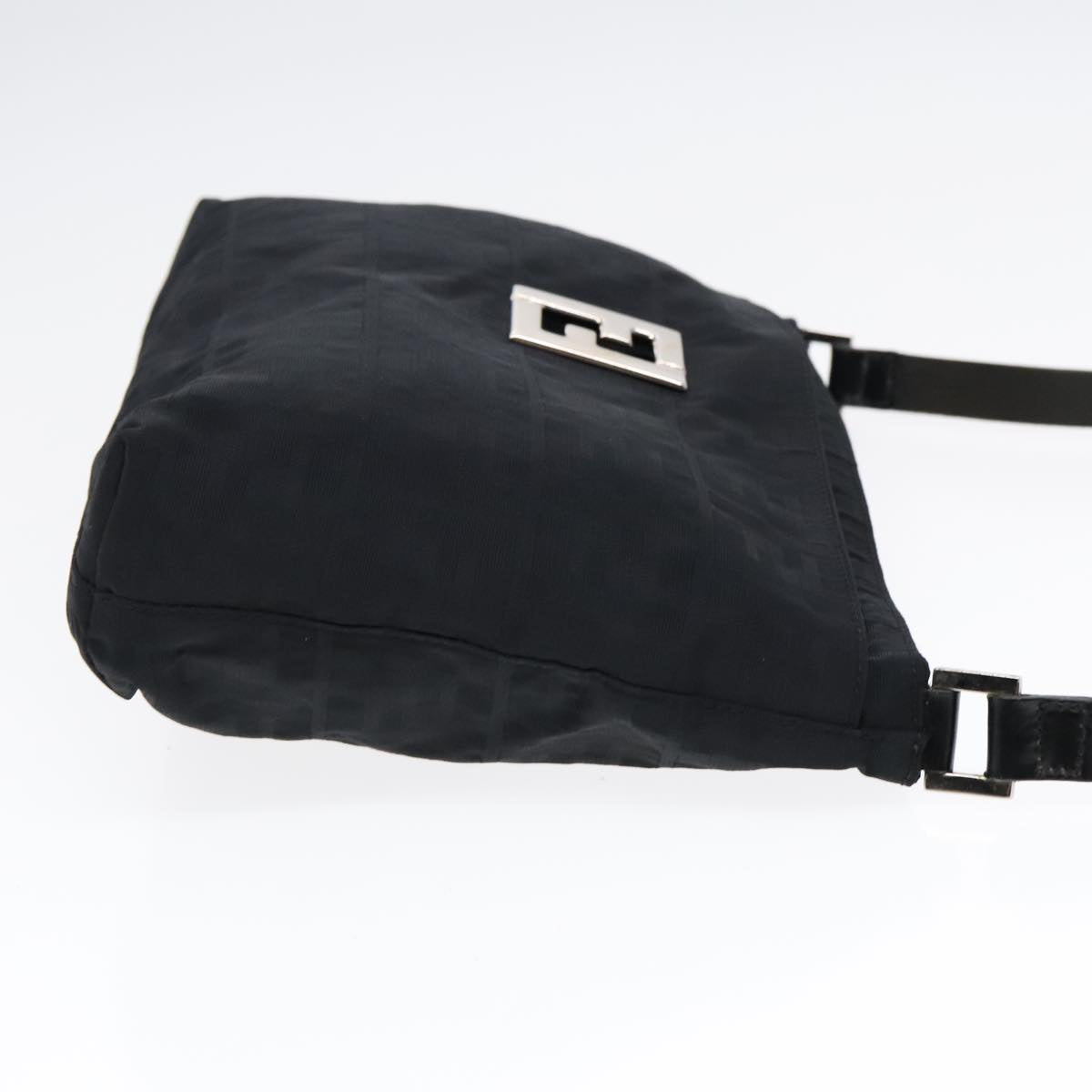 Fendi Black Canvas Shoulder Bag