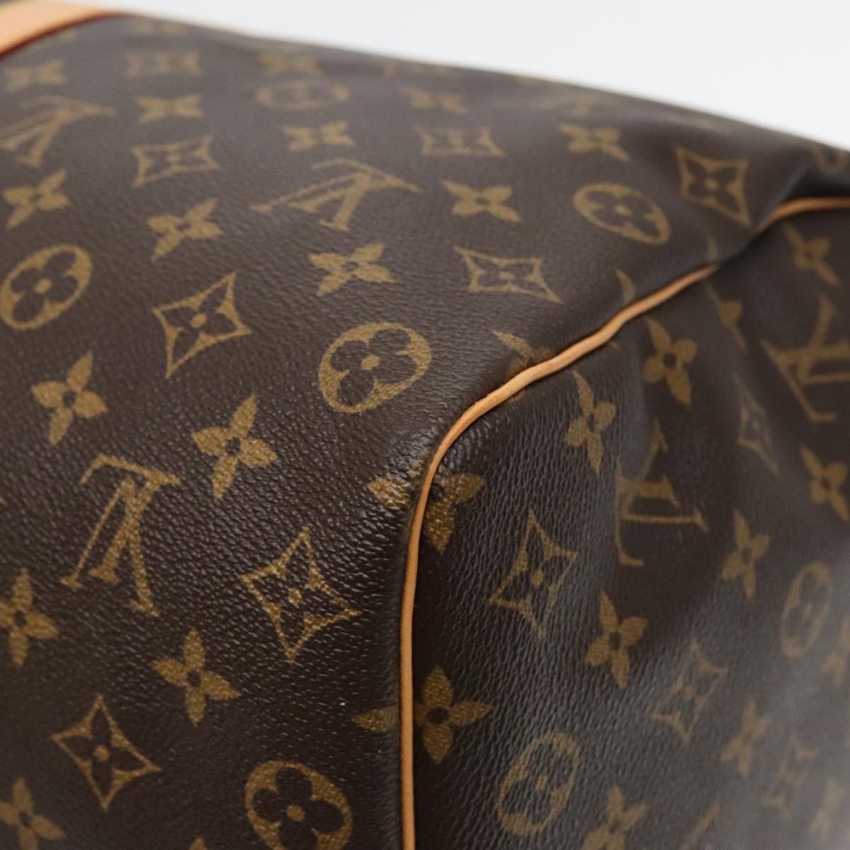 Louis Vuitton Keepall 50 Brown Canvas Travel Bag