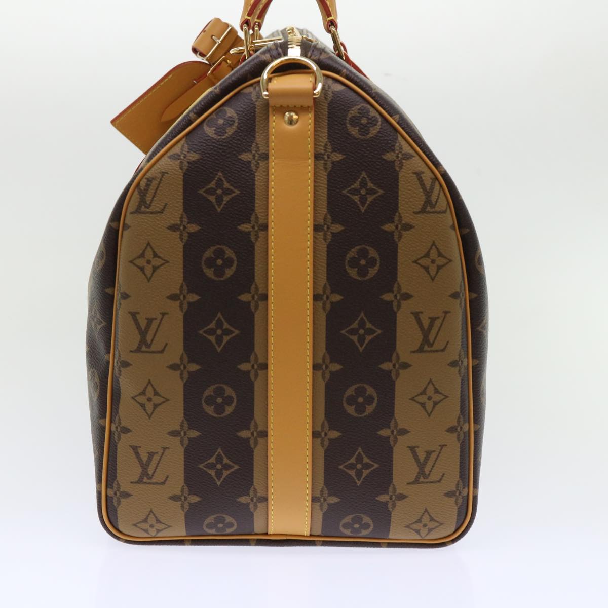 Louis Vuitton Keepall Bandouliere 50 Brown Canvas Travel Bag