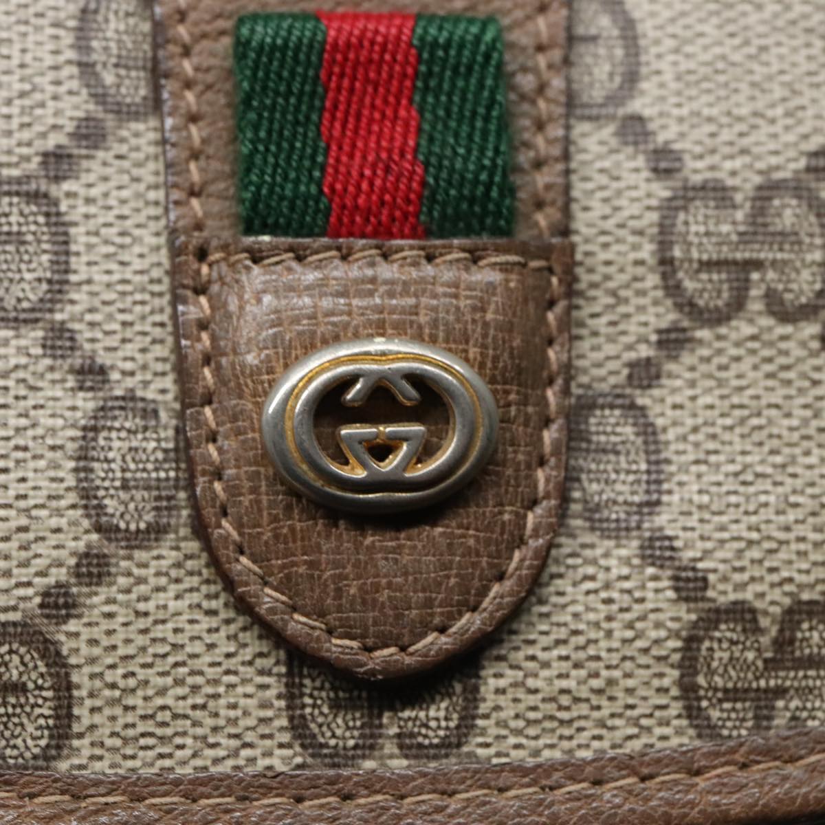 Gucci Beige Canvas Clutch Bag