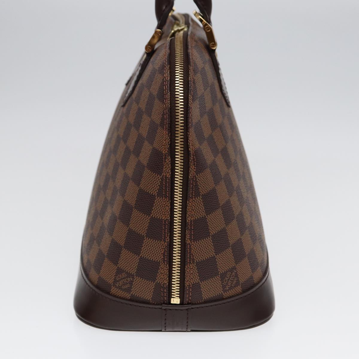 Louis Vuitton Alma Brown Canvas Hand Bag