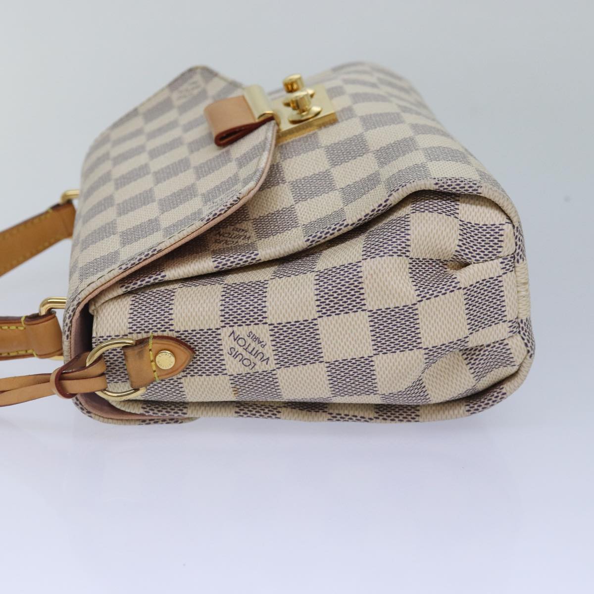 Louis Vuitton Croisette White Canvas Hand Bag