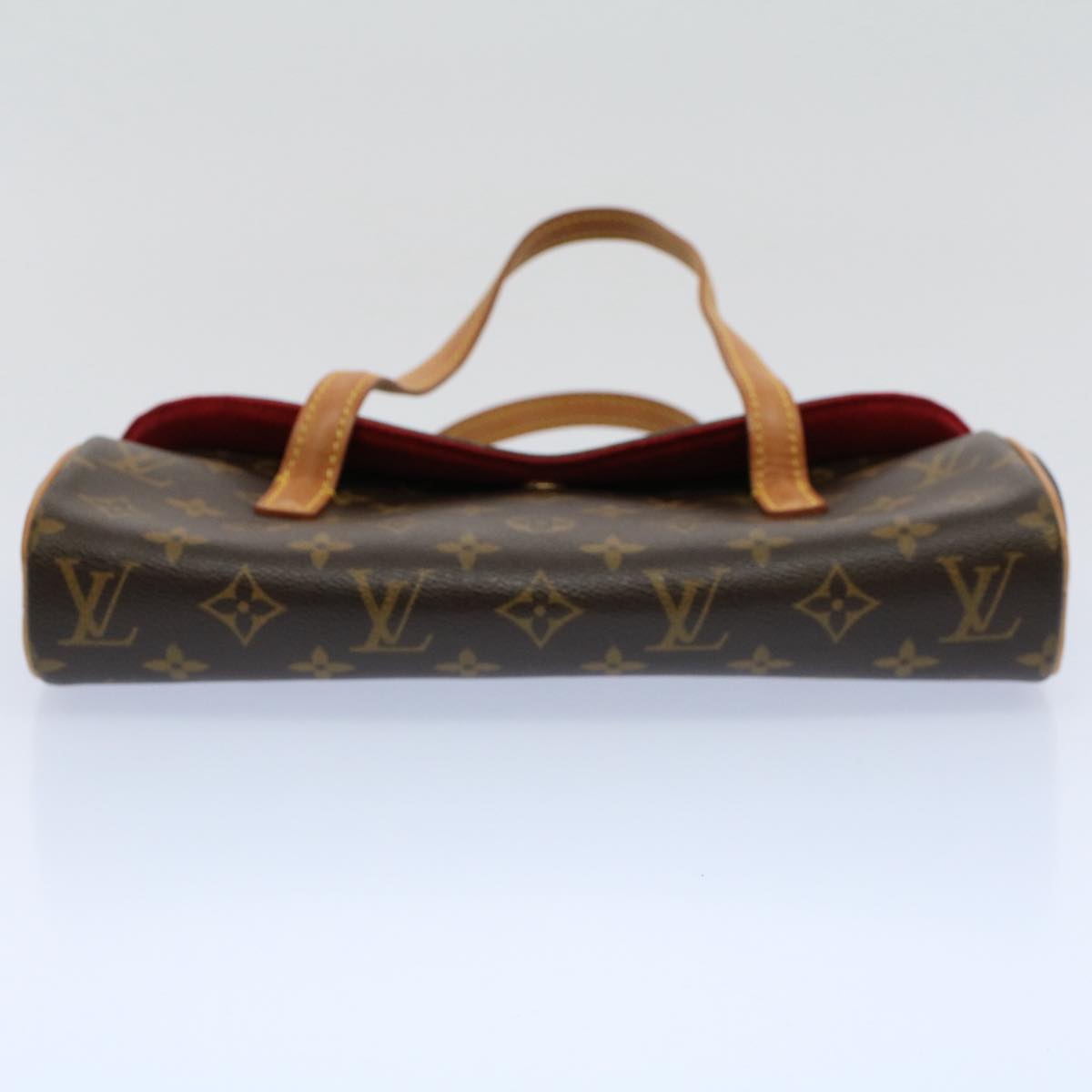 Louis Vuitton Sonatine Brown Canvas Hand Bag