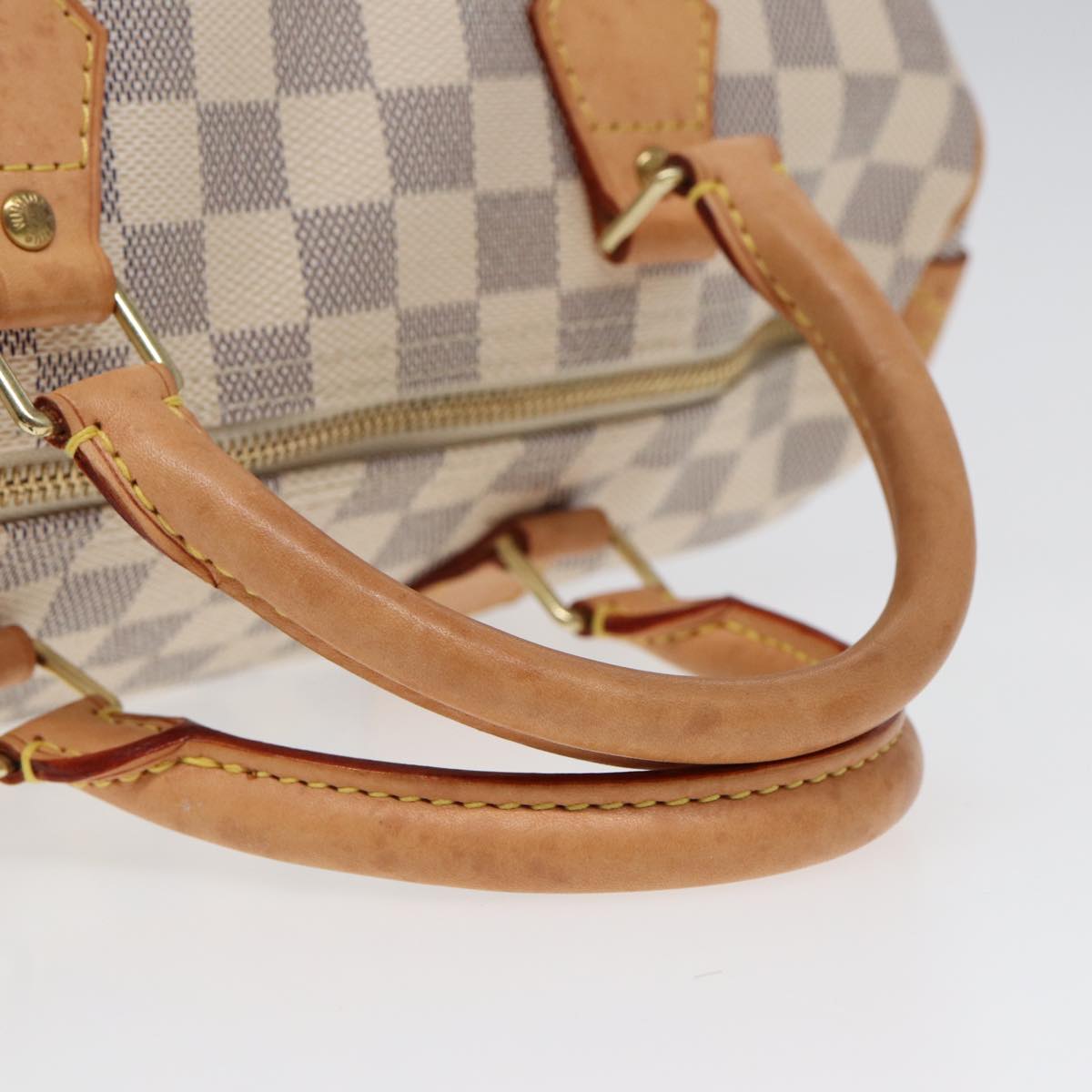 Louis Vuitton Speedy 30 Beige Canvas Hand Bag