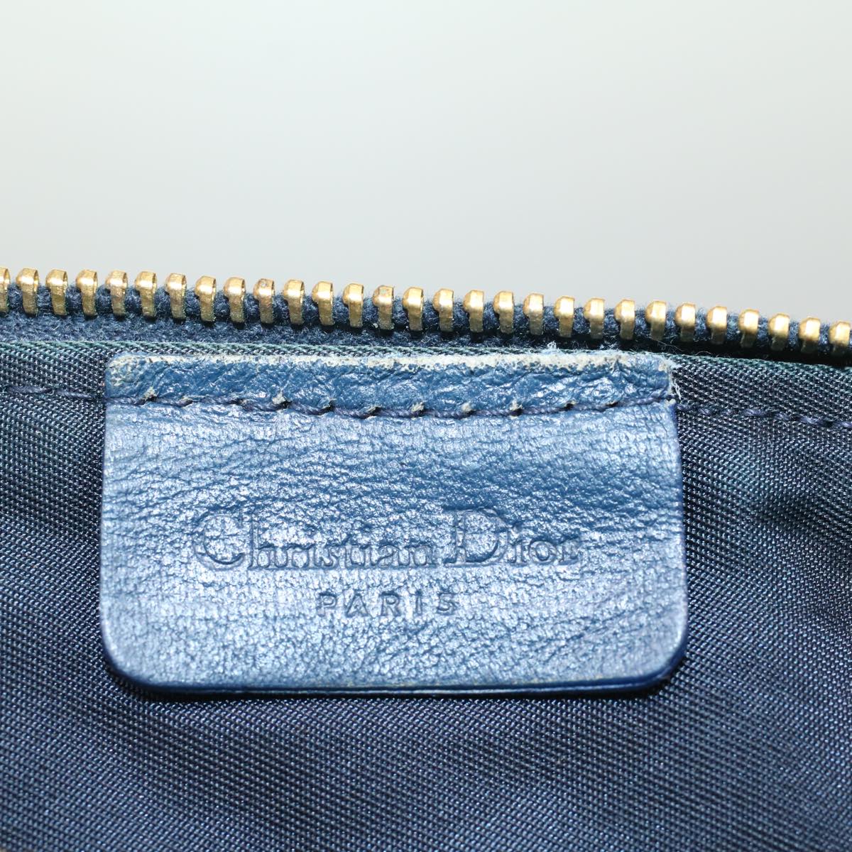 Dior Saddle Navy Canvas Clutch Bag