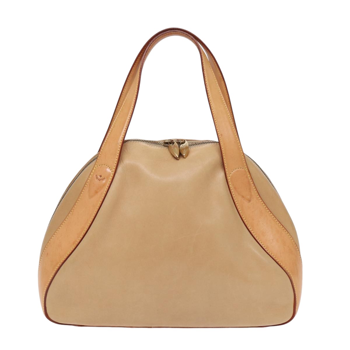 Louis Vuitton Normandy Beige Leather Hand Bag