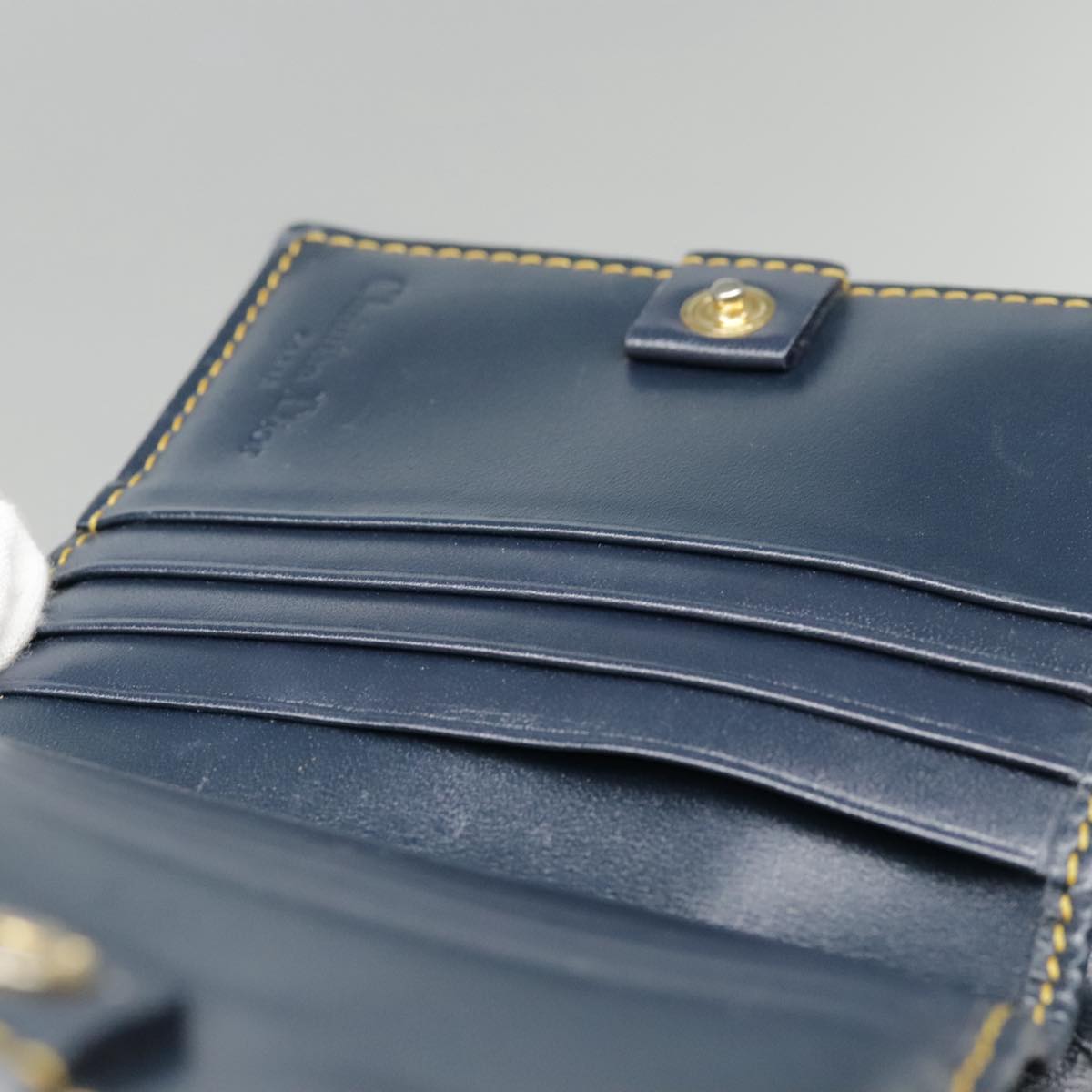 Dior Saddle Navy Canvas Wallet Accessories