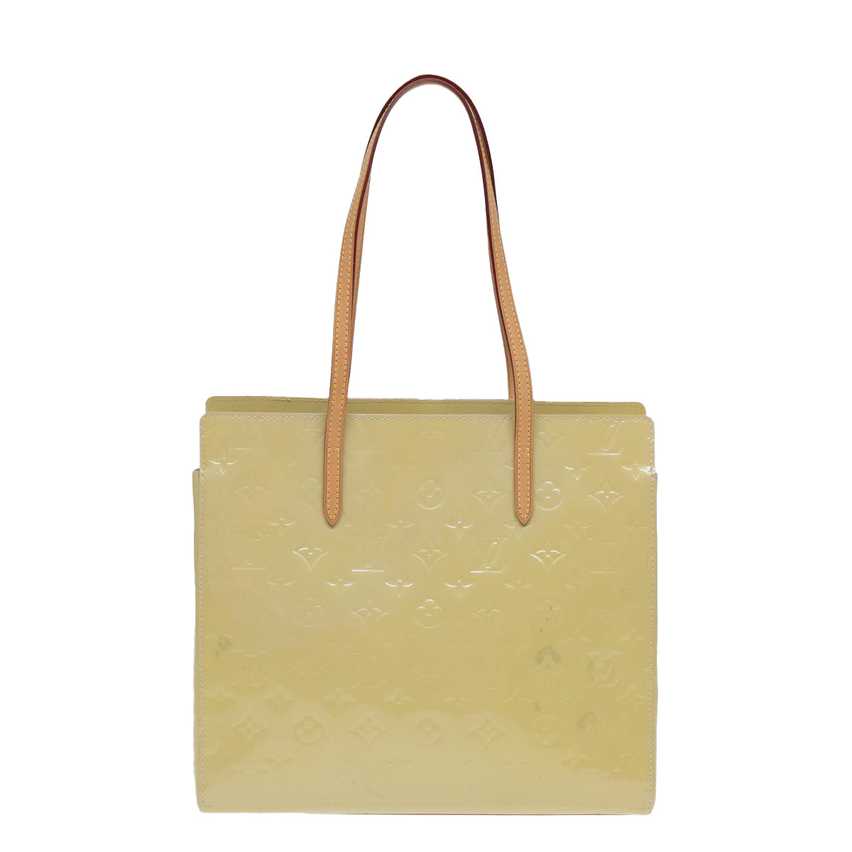 Louis Vuitton Catalina Yellow Patent Leather Tote Bag