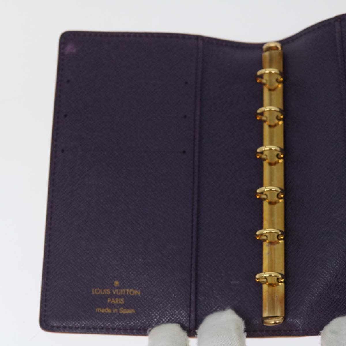 Louis Vuitton Agenda cover Yellow Leather Wallet Accessories