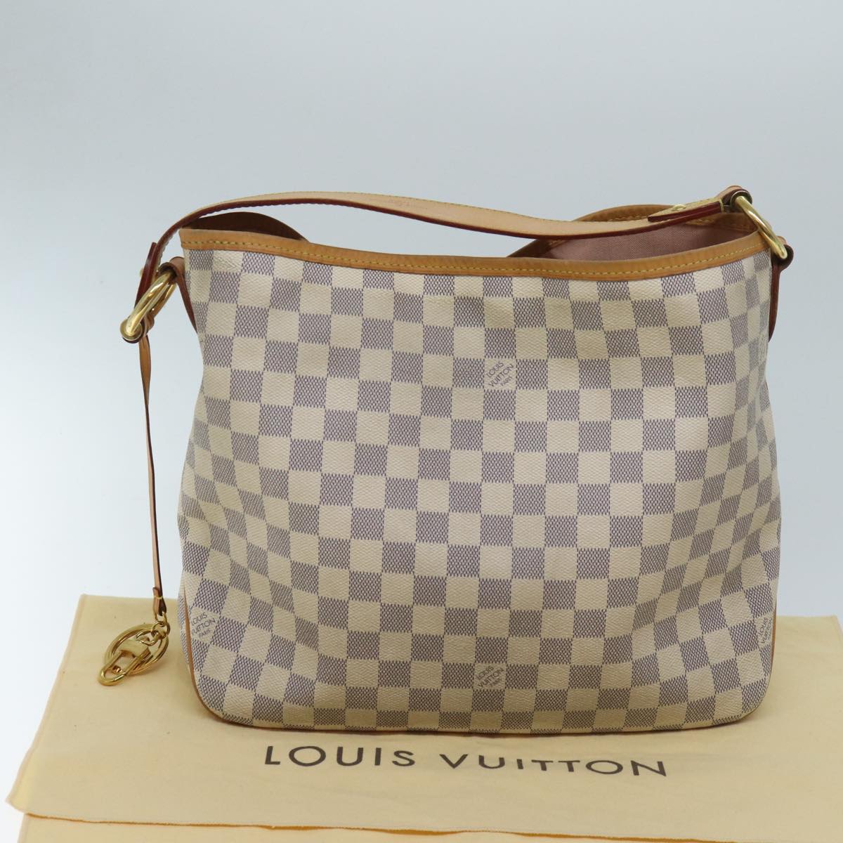 Louis Vuitton Delightfull PM White Canvas Shoulder Bag