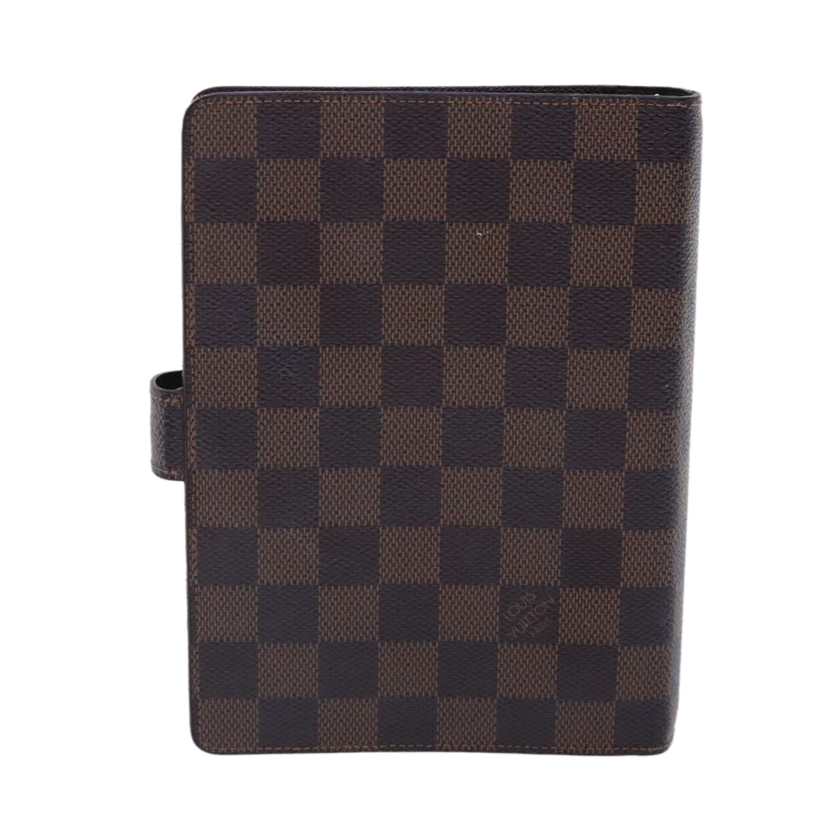 Louis Vuitton Agenda MM Brown Canvas Wallet Accessories