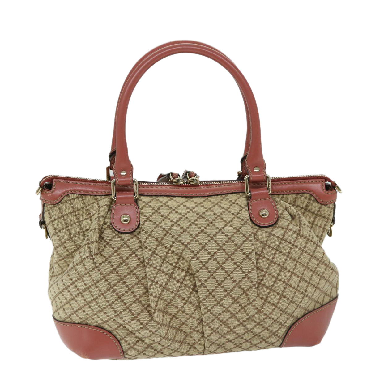 Gucci Sukey Beige Canvas Hand Bag