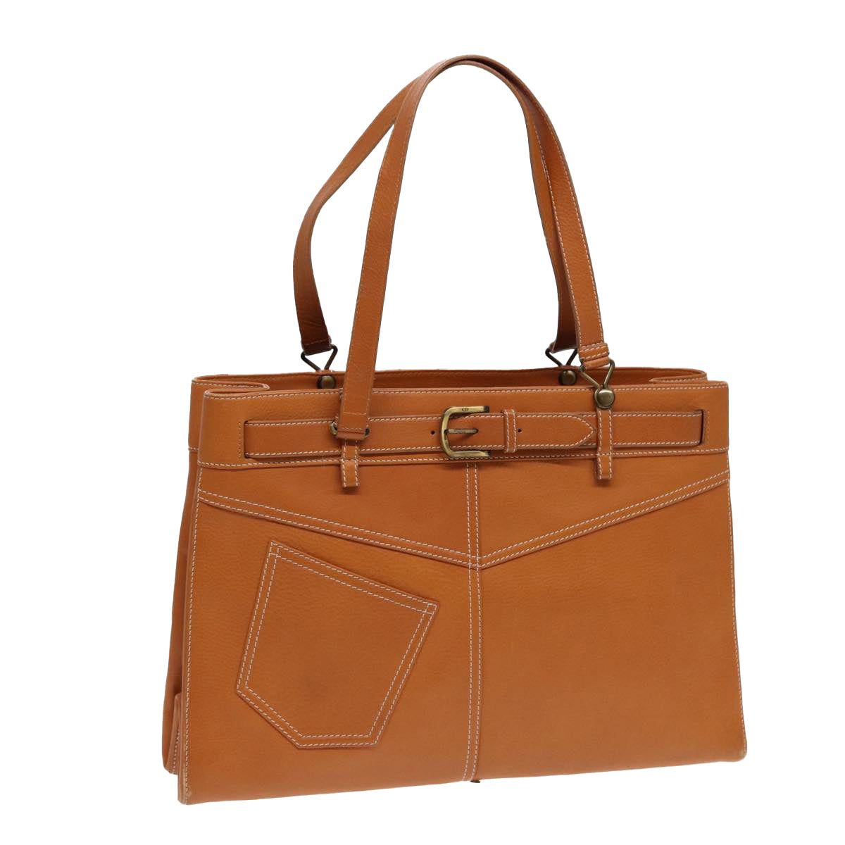 Dior Jeanne Brown Leather Tote Bag