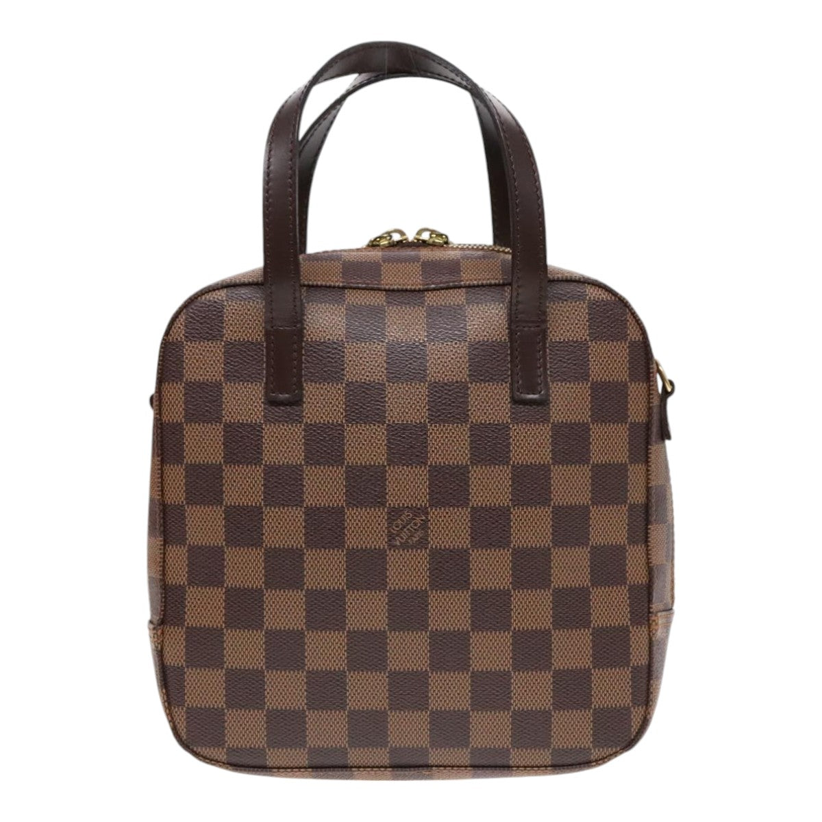 Louis Vuitton Spontini Brown Canvas Hand Bag