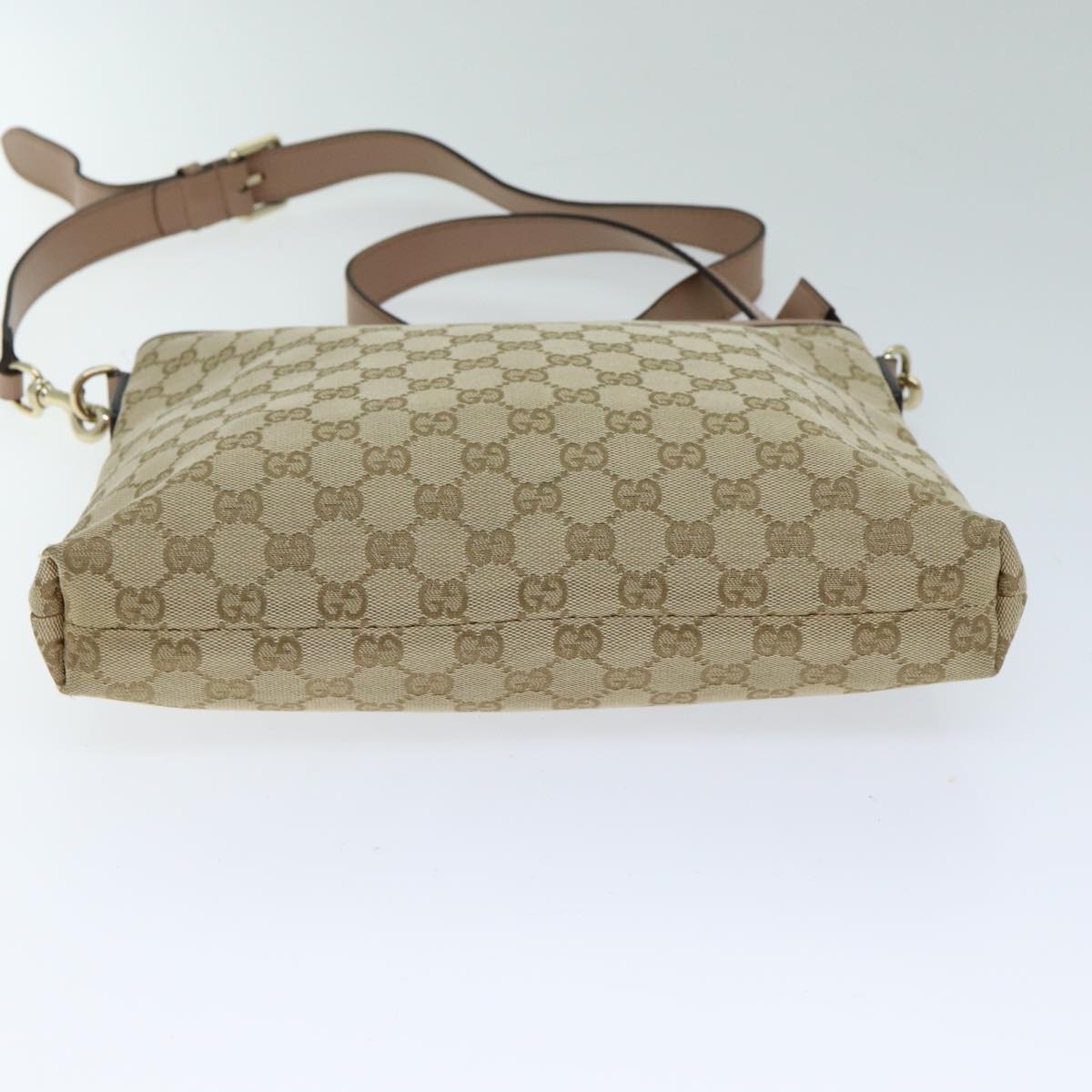 Gucci GG Supreme Beige Canvas Shoulder Bag