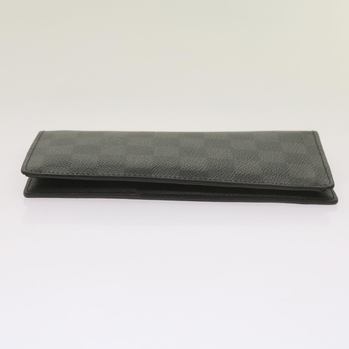 Louis Vuitton Portefeuille Brazza Black Canvas Wallet Accessories