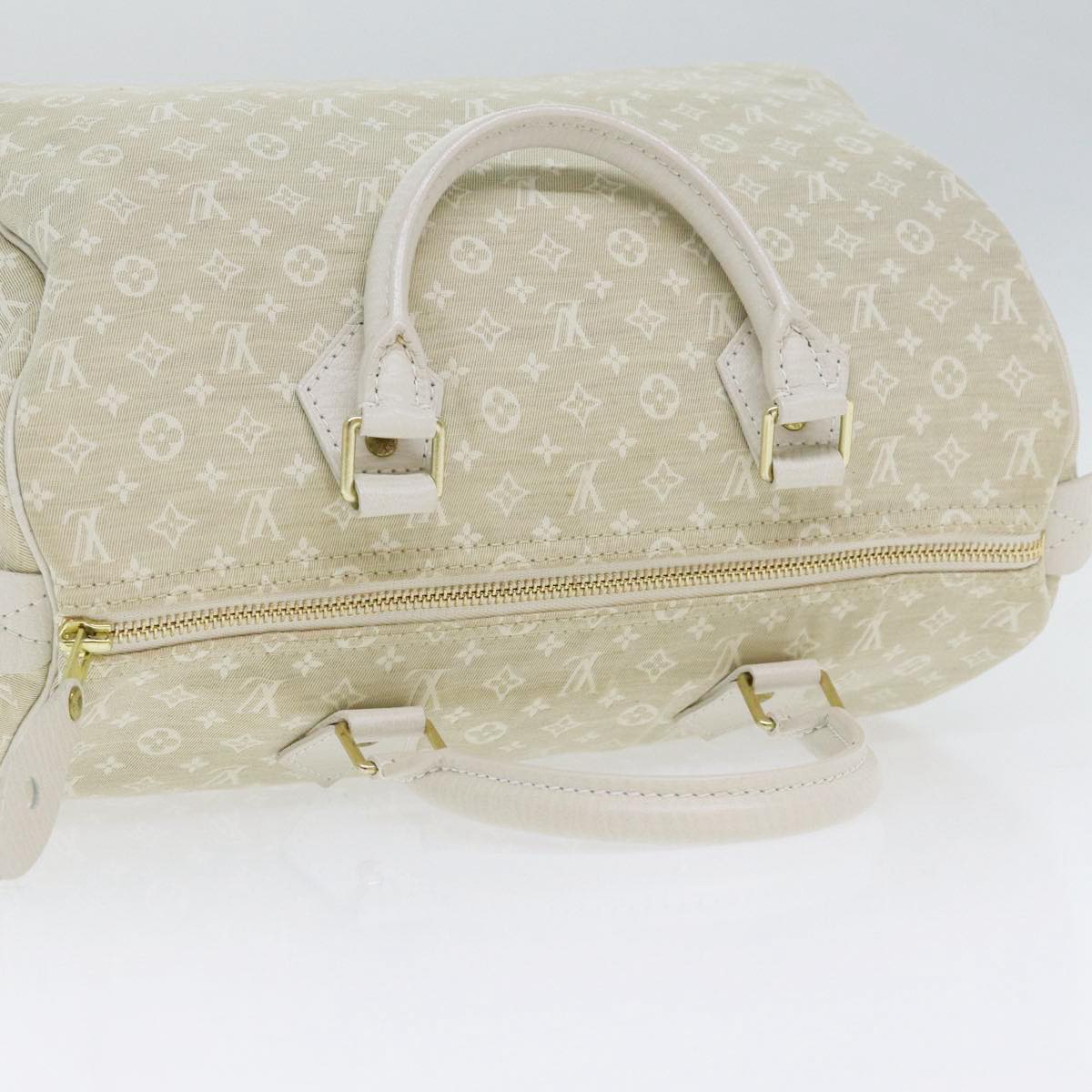 Louis Vuitton Speedy 30 Beige Canvas Hand Bag