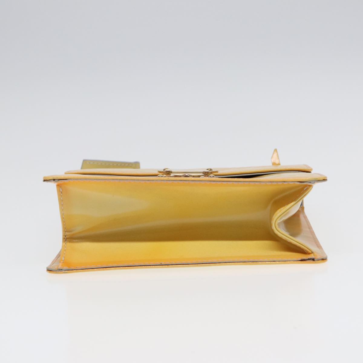 Louis Vuitton Spring Street Yellow Patent Leather Hand Bag