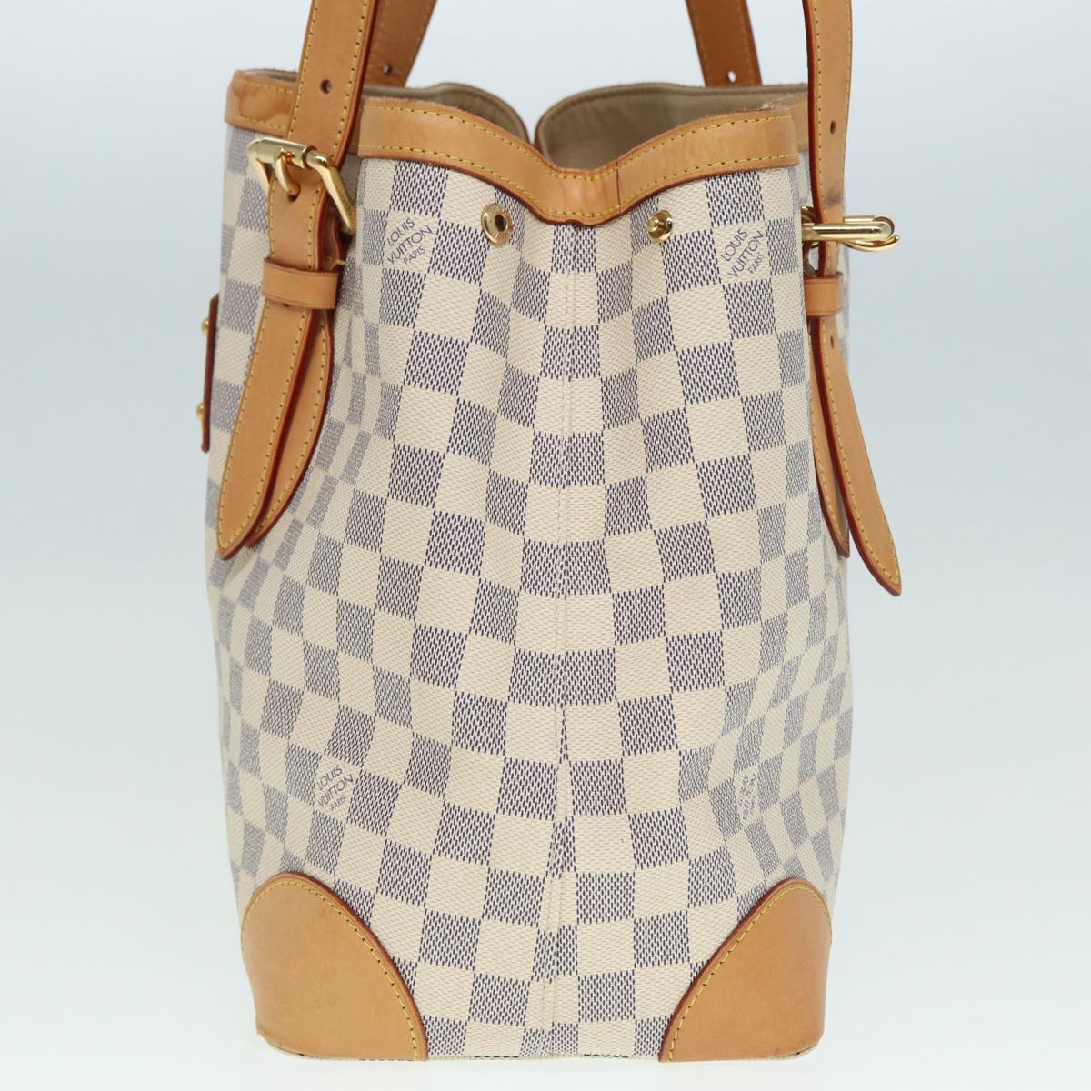 Louis Vuitton Hampstead Beige Canvas Tote Bag