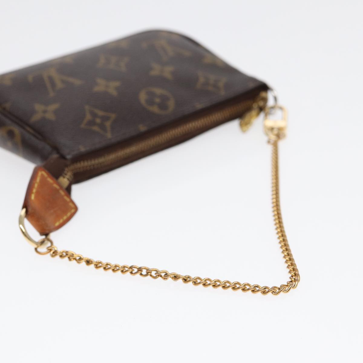 Louis Vuitton Pochette Accessoire Brown Canvas Clutch Bag