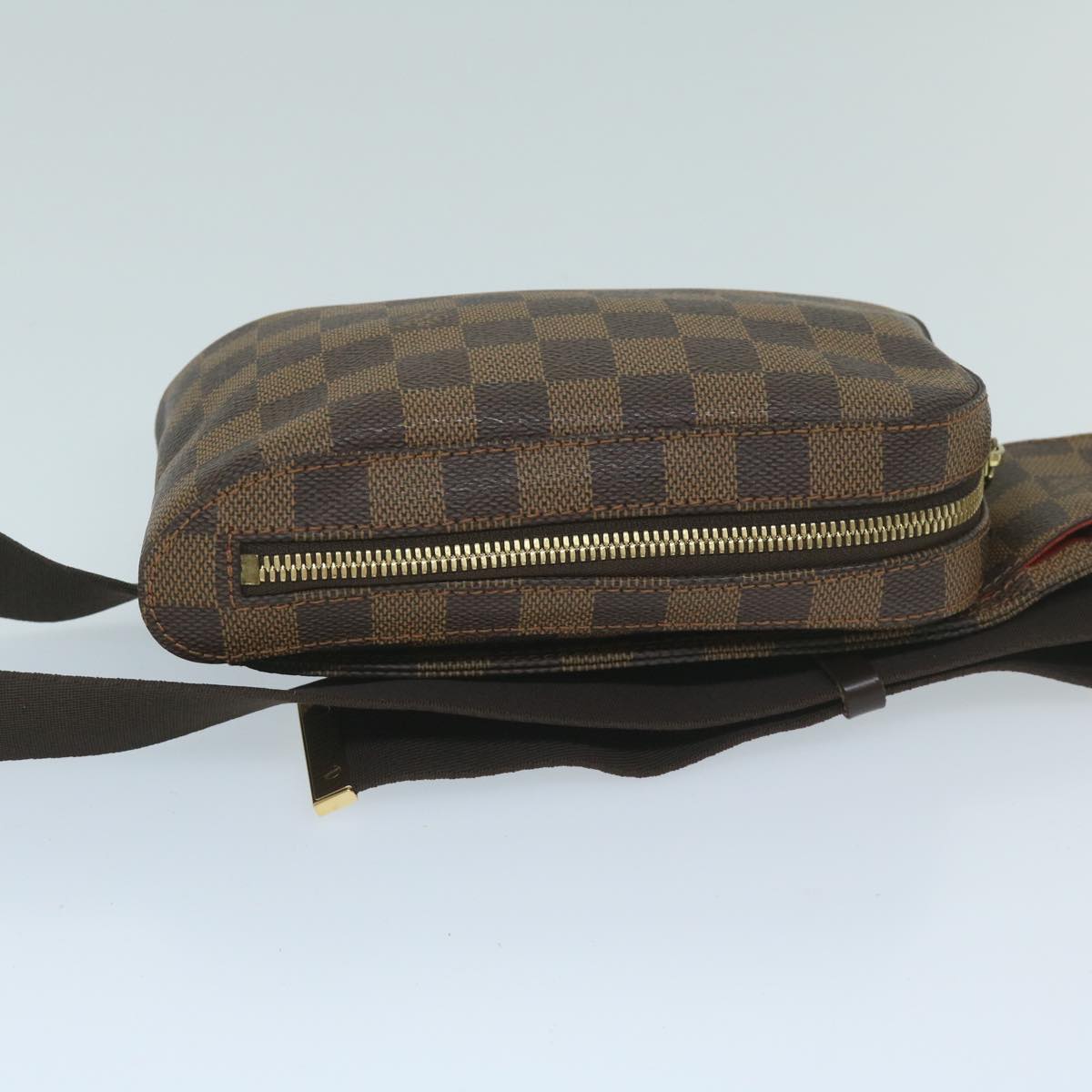 Louis Vuitton Geronimos Brown Canvas Shoulder Bag