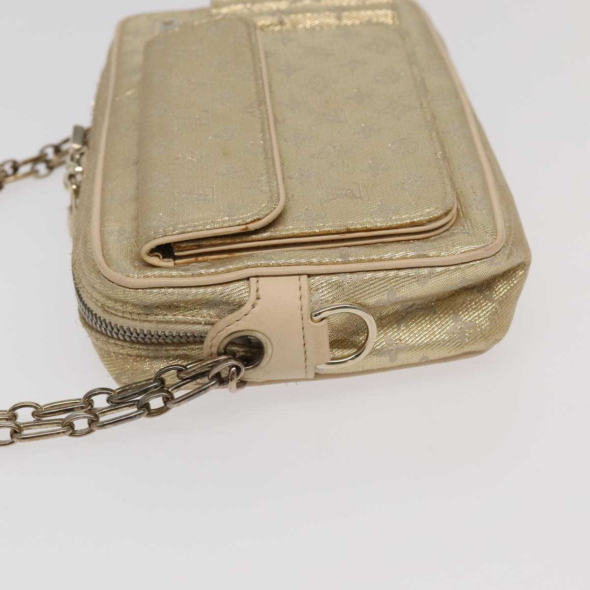 Louis Vuitton Shine Gold Canvas Shoulder Bag