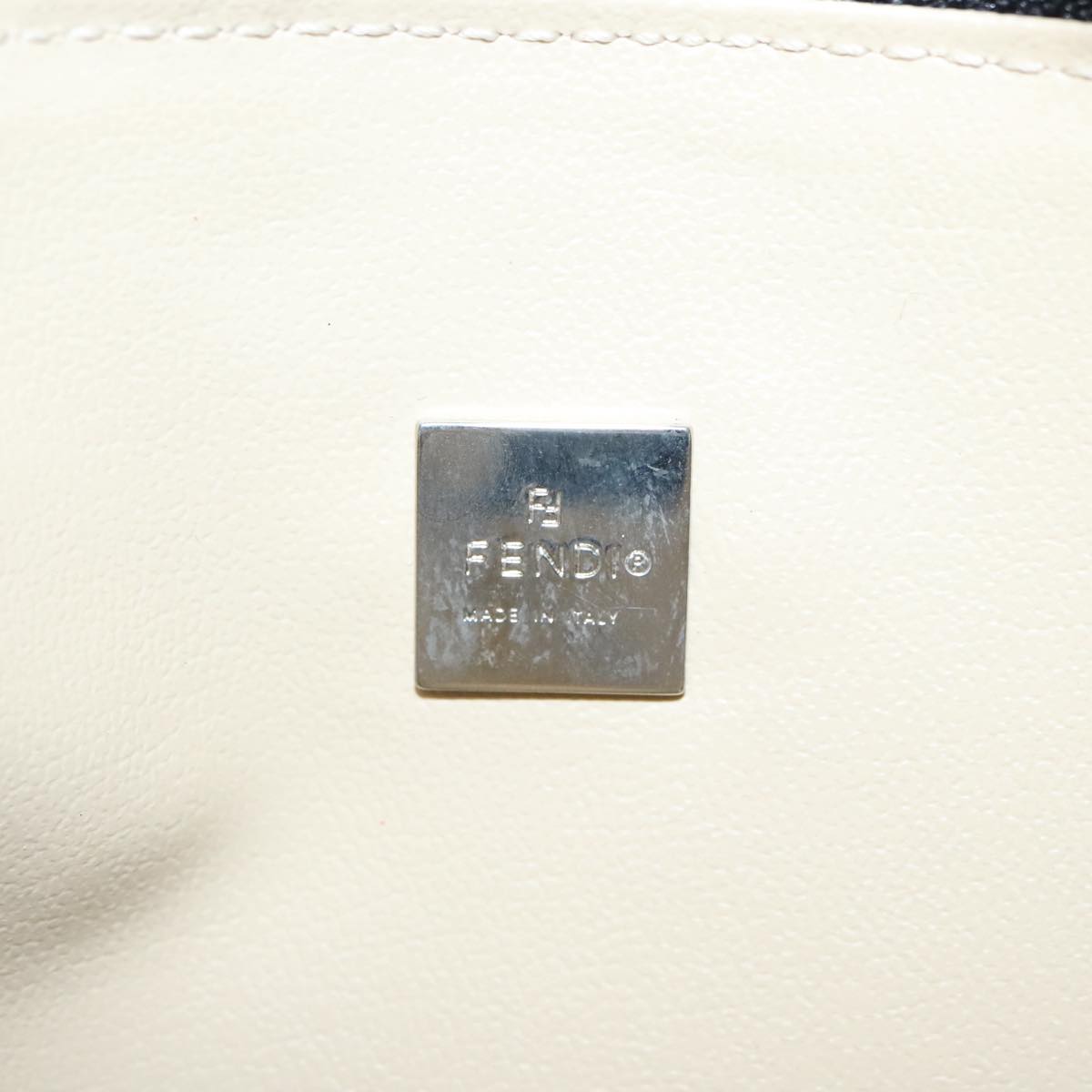 Fendi Black Canvas Hand Bag