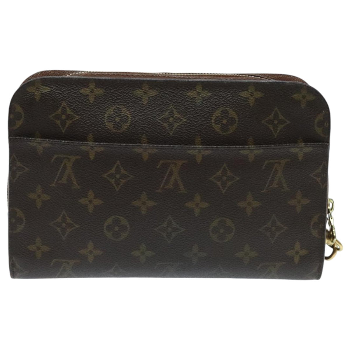 Louis Vuitton Orsay Brown Canvas Clutch Bag