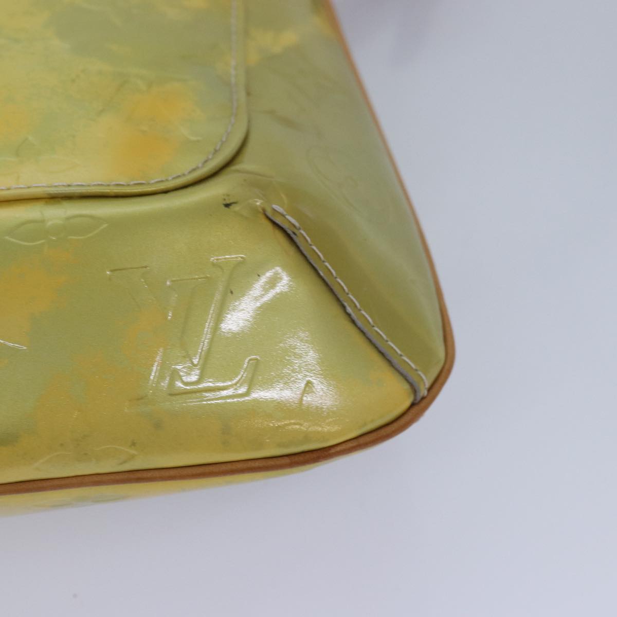 Louis Vuitton Thompson Street Yellow Patent Leather Shoulder Bag