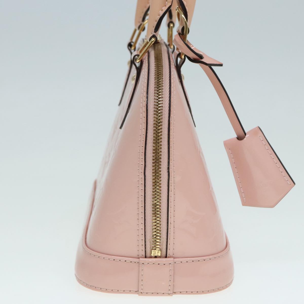 Louis Vuitton Alma BB Pink Patent Leather Hand Bag