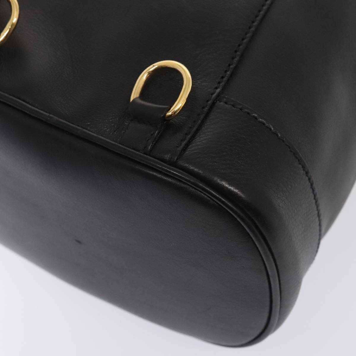 Gucci Bamboo Black Leather Shoulder Bag