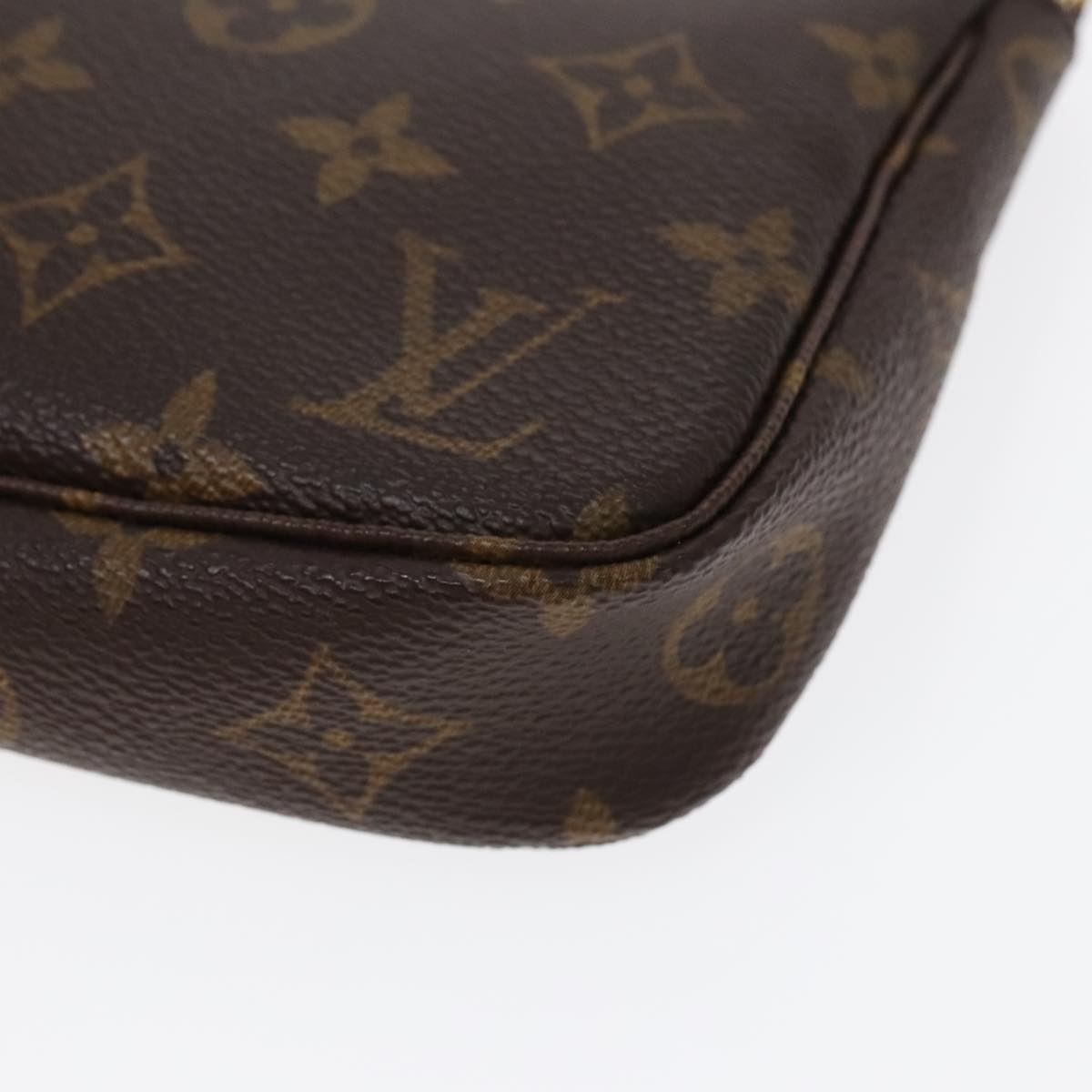 Louis Vuitton Pochette Accessoire Brown Canvas Clutch Bag