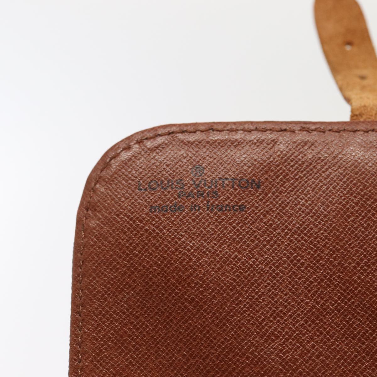 Louis Vuitton Cartouchiere Brown Canvas Shoulder Bag