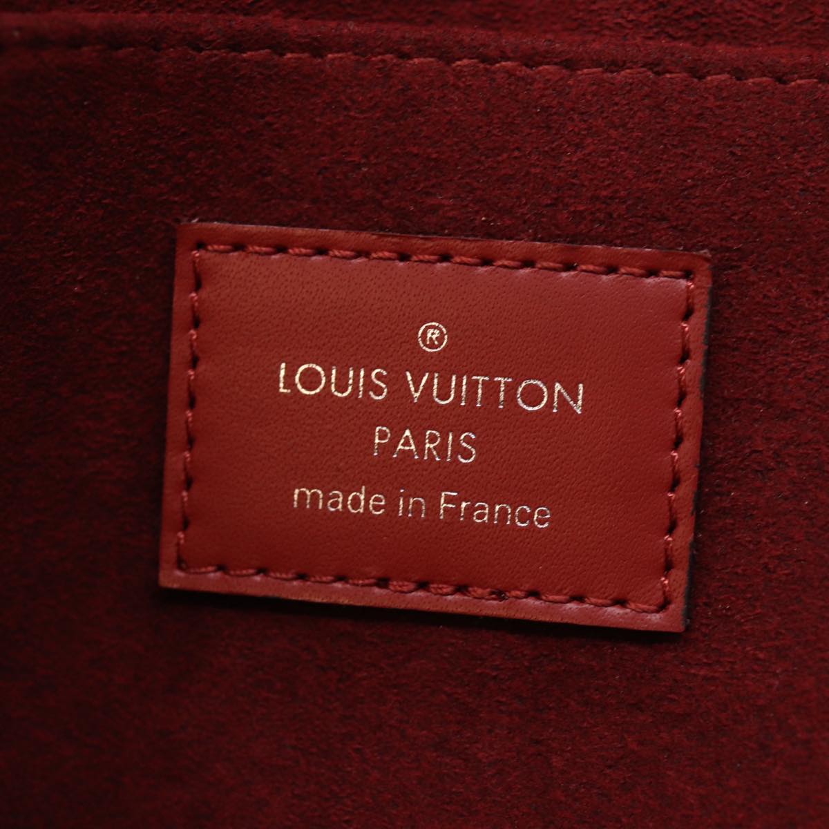 Louis Vuitton Jules Red Leather Clutch Bag