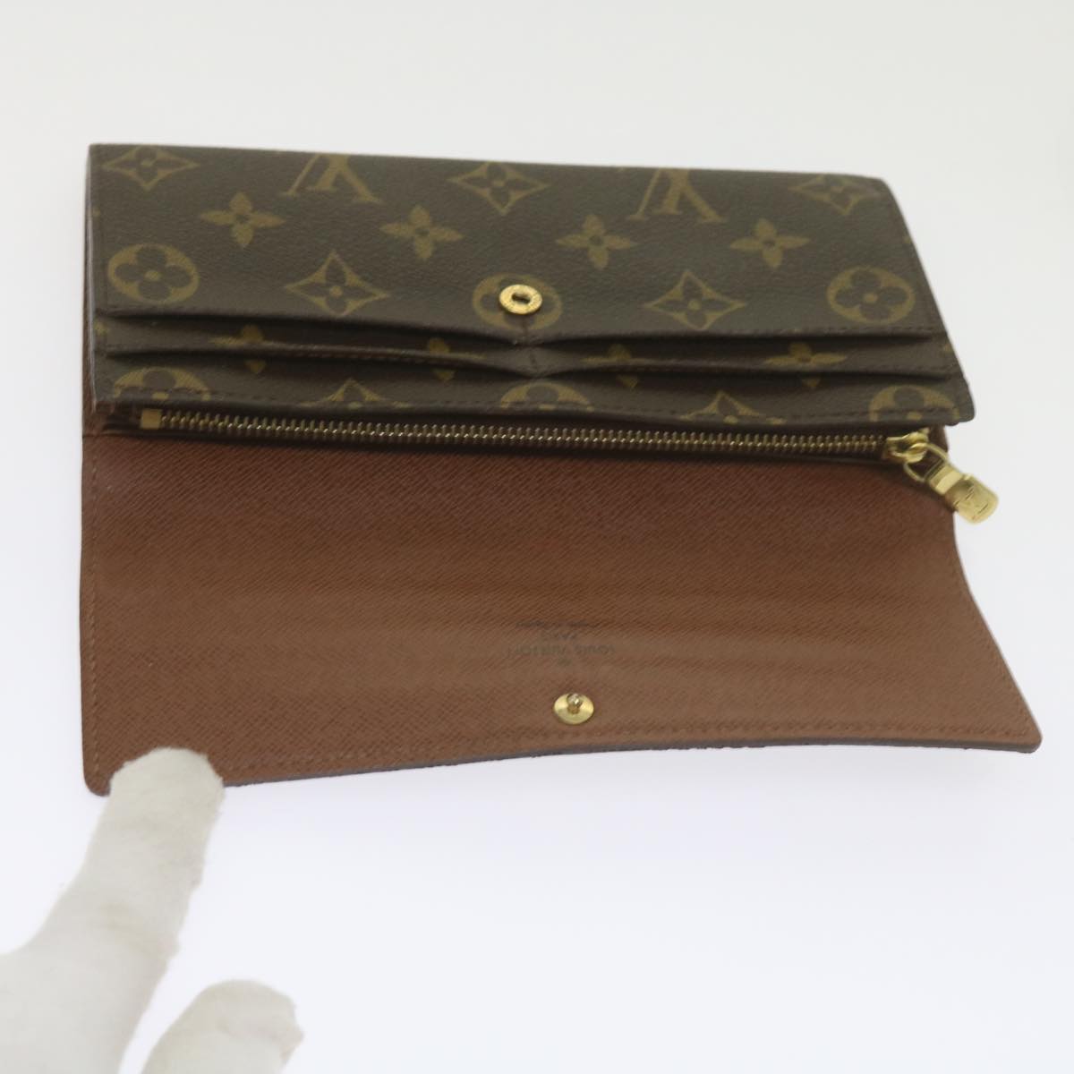 Louis Vuitton Brown Canvas Wallet Accessories