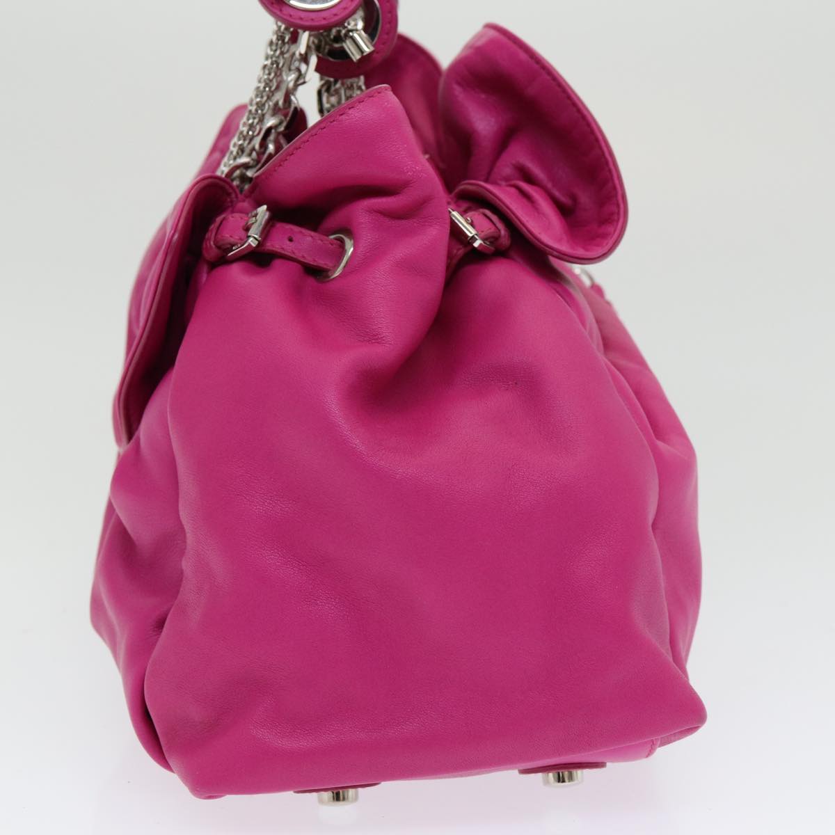 Dior Le Trente Pink Leather Hand Bag