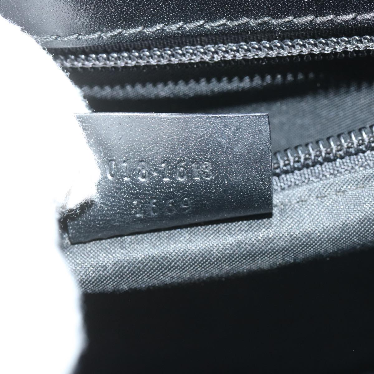 Gucci -- Black Canvas Clutch Bag