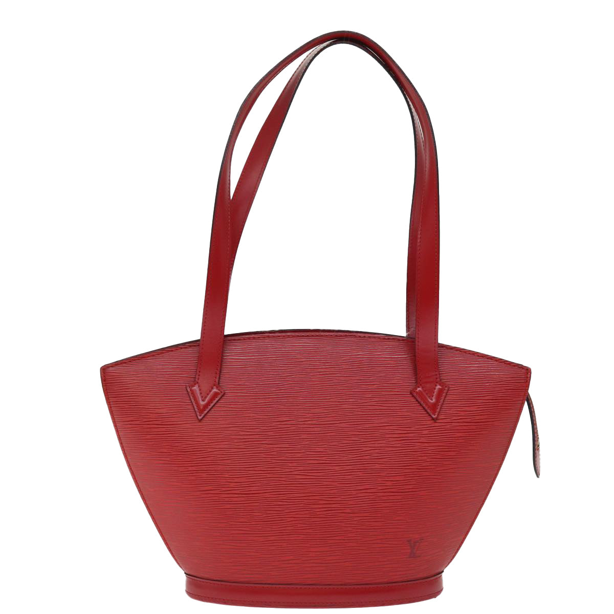 Louis Vuitton Saint Jacques Red Leather Shoulder Bag