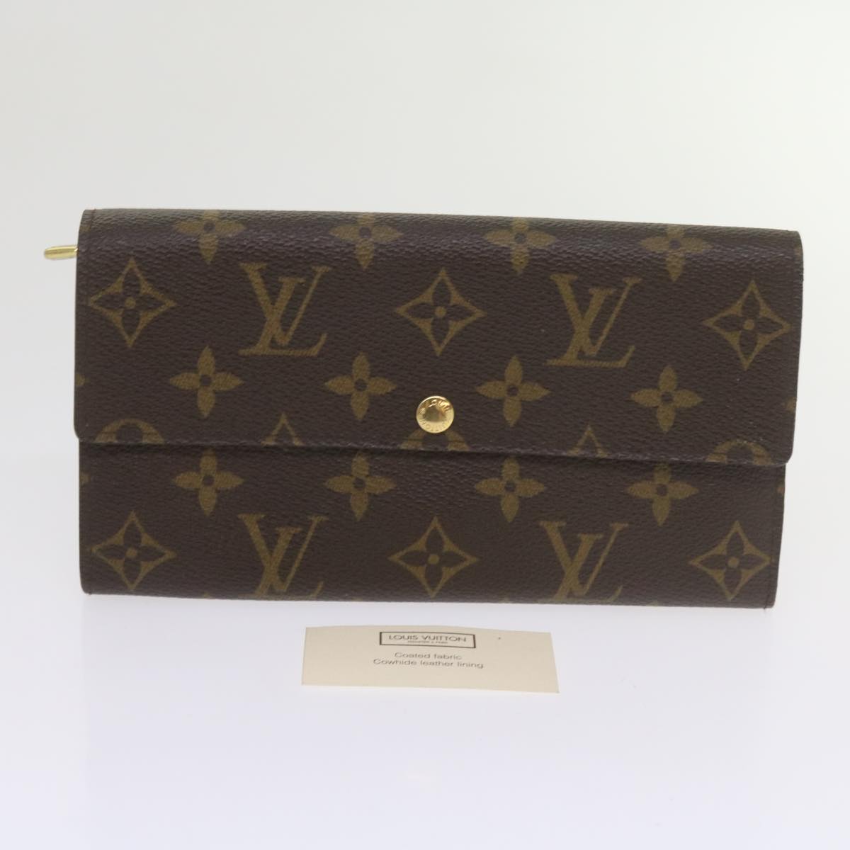 Louis Vuitton Brown Canvas Wallet Accessories