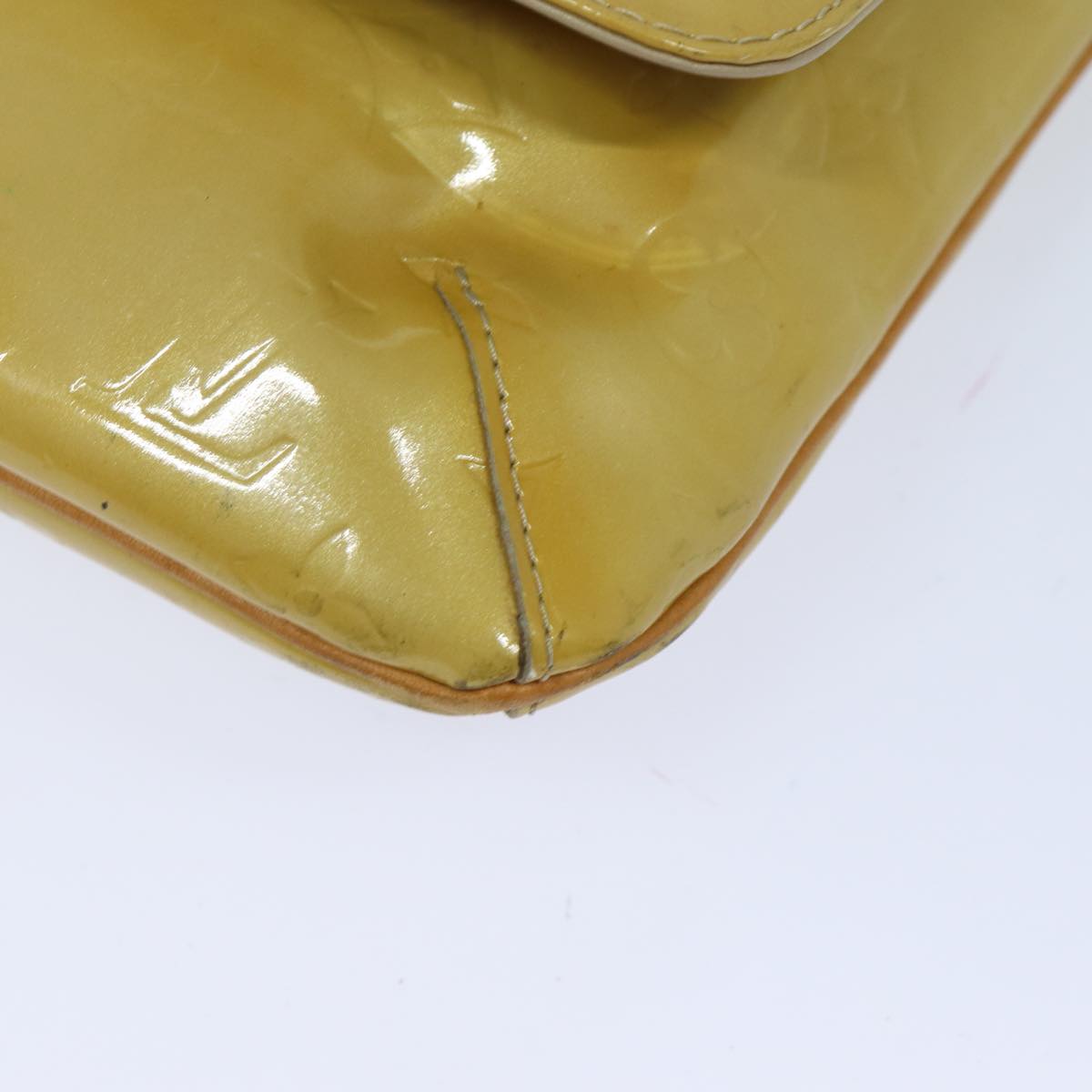 Louis Vuitton Thompson Yellow Patent Leather Shoulder Bag