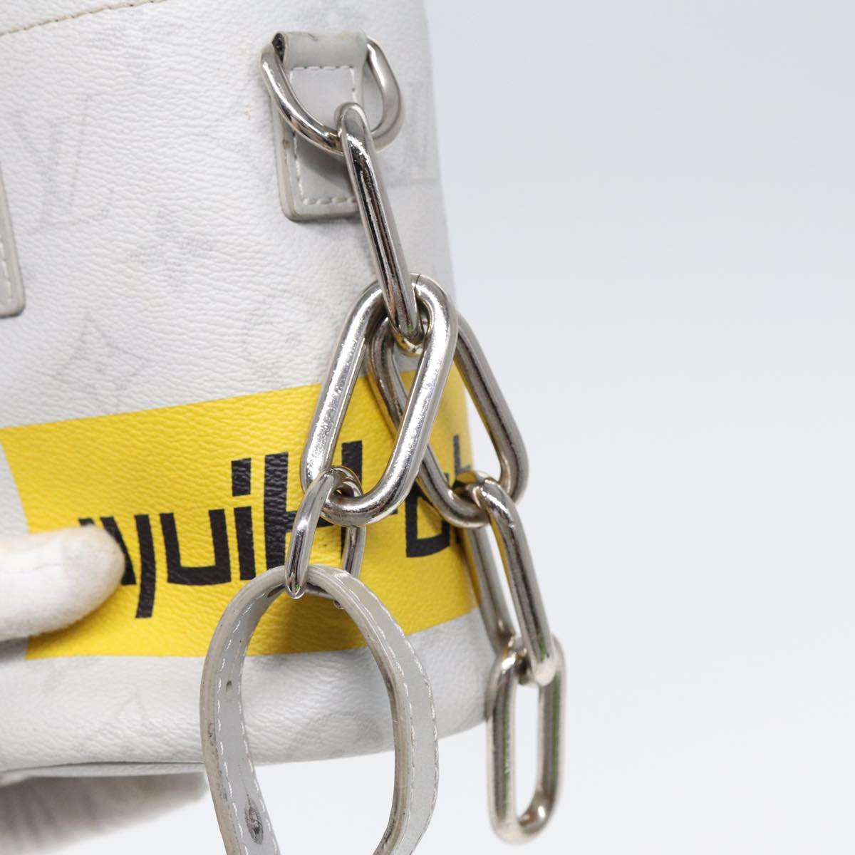 Louis Vuitton Chalk Nano White Leather Shoulder Bag