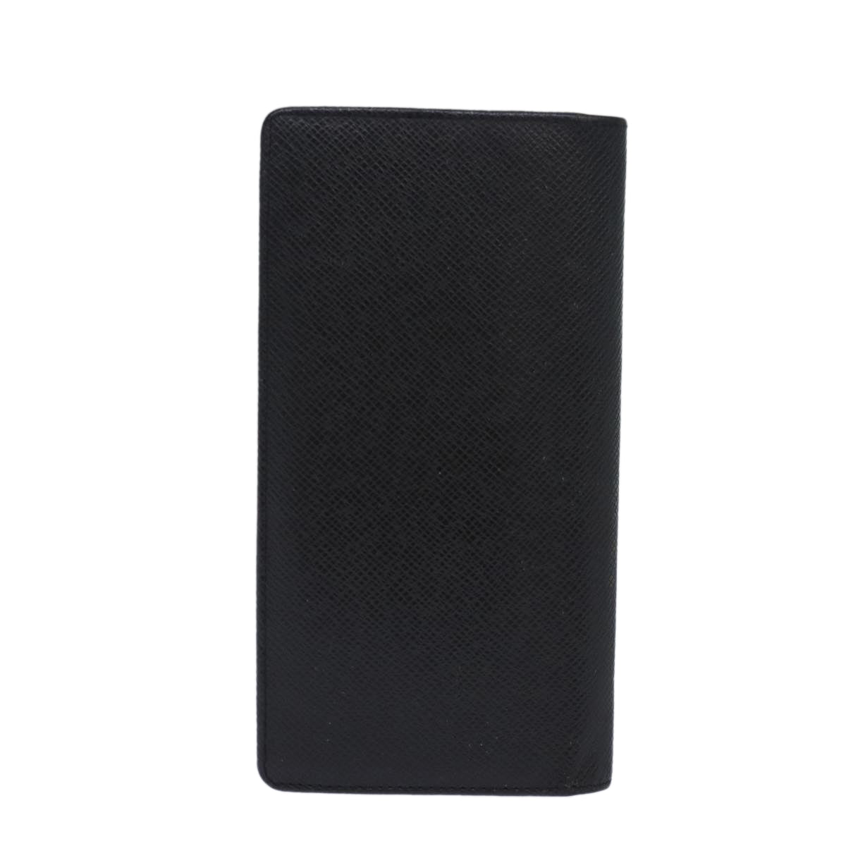 Louis Vuitton Portefeuille Brazza Black Leather Wallet Accessories