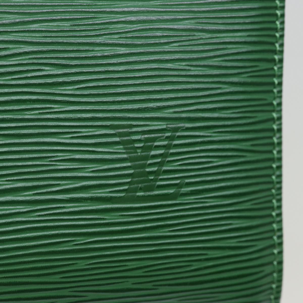 Louis Vuitton Speedy 25 Green Leather Hand Bag