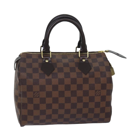 Louis Vuitton Speedy 25 Brown Canvas Hand Bag