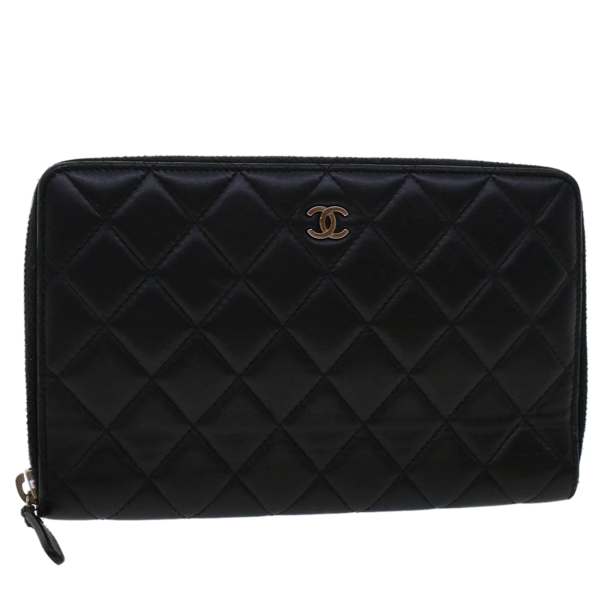 Chanel Timeless Black Leather Wallet Accessories